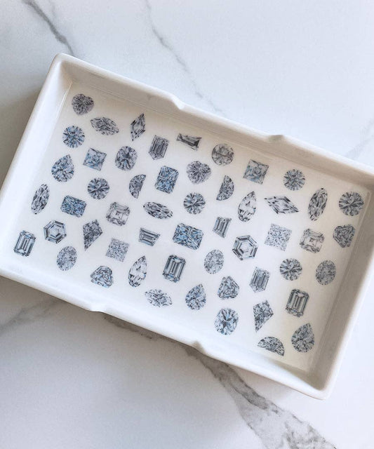 Diamond Shapes Trinket Tray