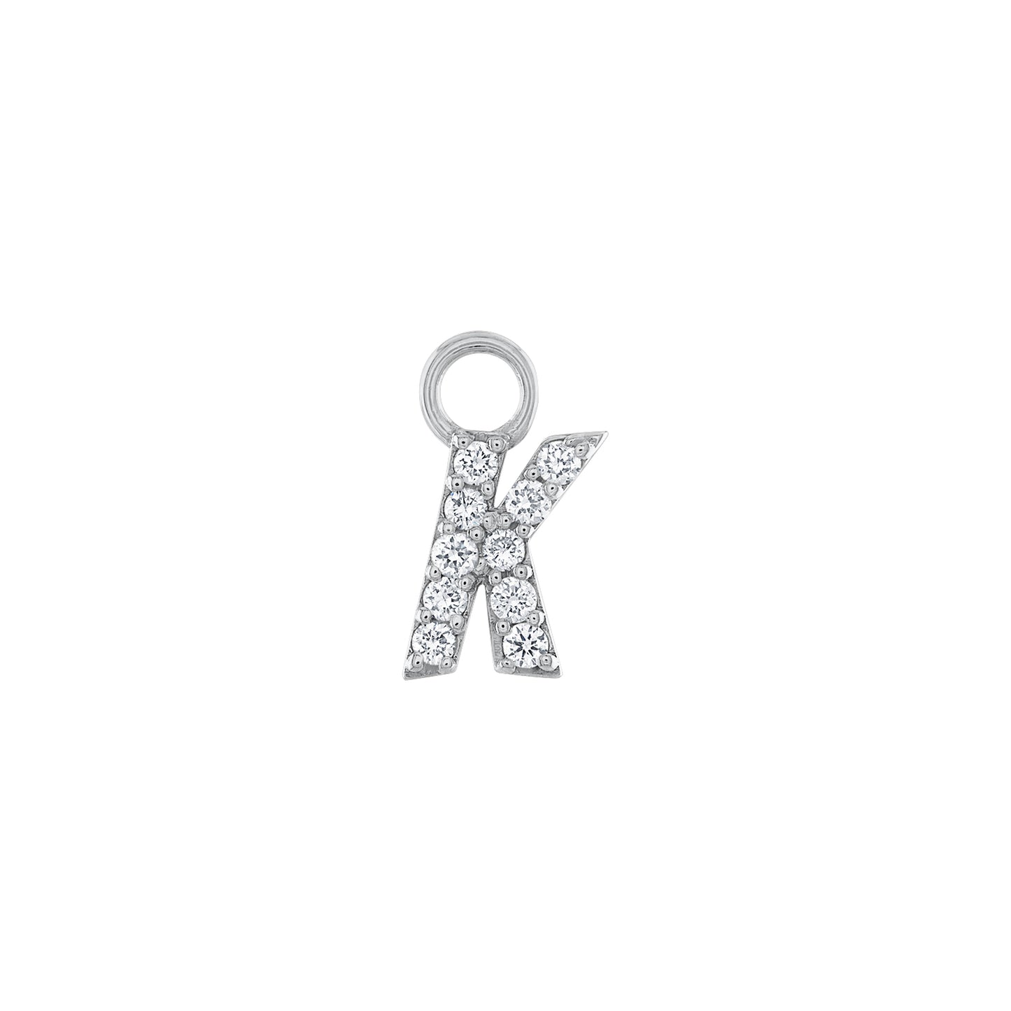 Diamond Letter Charms