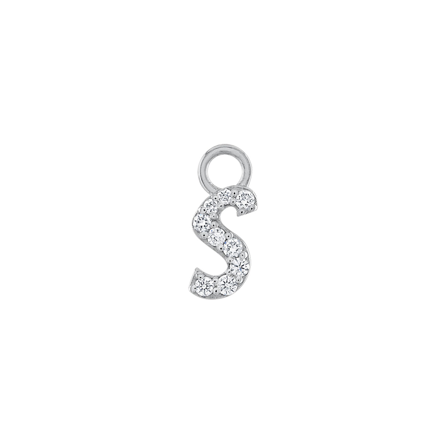 Diamond Letter Charms