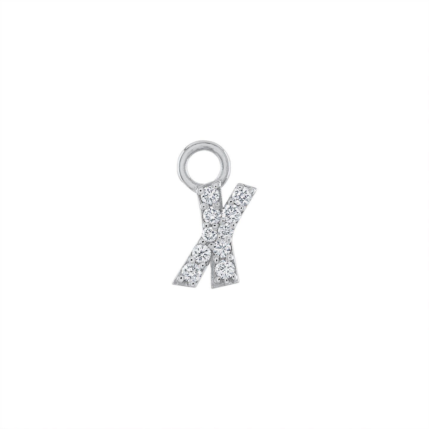 Diamond Letter Charms