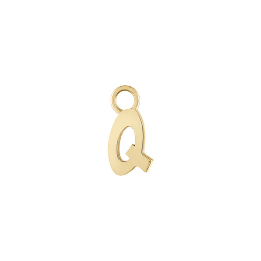 Letter Q Charm