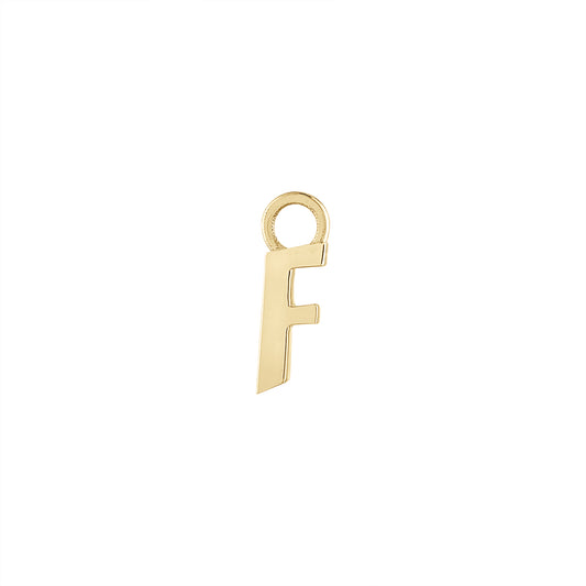 Letter F Charm