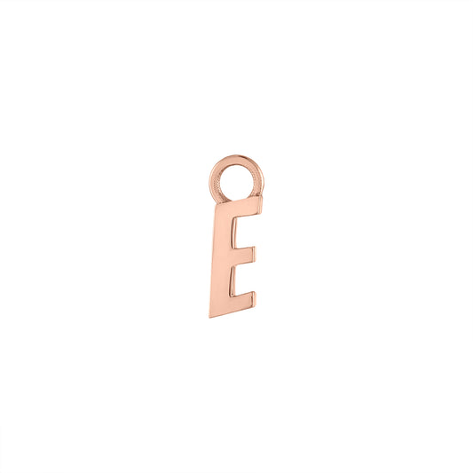 Letter E Charm